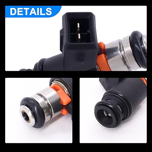 Miniatura 69 de HiSport Inyector de combustible 3 PCS 5WY2404A compatible con John Deere 825i Gator 3 cilindro motor MIA11720