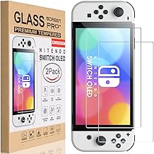 XINRUISEN 2Pack Screen Protector for Nintendo Switch Oled 2023, Tempered Glass Screen Protector for Nintendo Switch OLED New Model 7inch, Screen Protective Glass Cover Saver Protection for Switch OLED