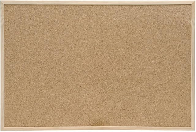 5 Star Office Noticeboard Cork with Pine Frame WxH : (400X600)mm