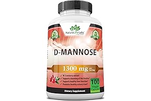 D-Mannose 1,300 mg for Urinary Tract Health
