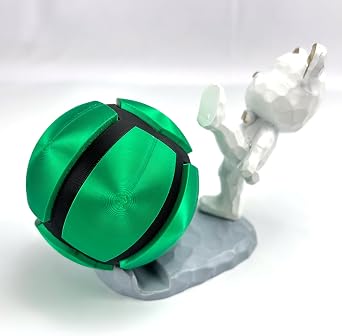 MYAYD Green White Ball Props Costume Accessory for Caesar Zeppeli Cosplay from JOJO STEEL BALL RUN for men and women