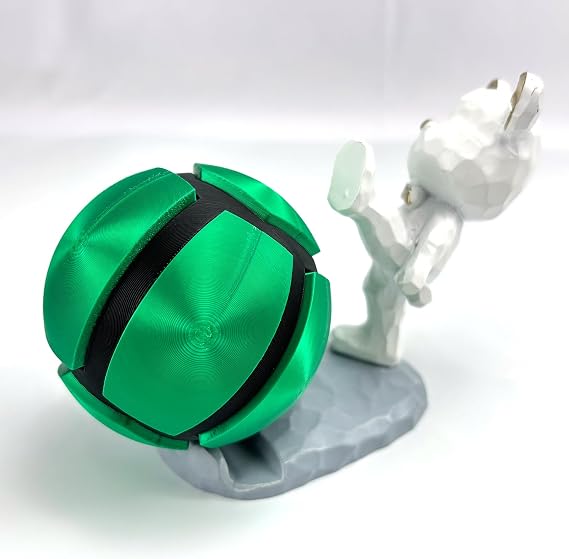 MYAYD Green White Ball Props Costume Accessory for Caesar Zeppeli Cosplay from JOJO STEEL BALL RUN for men and women
