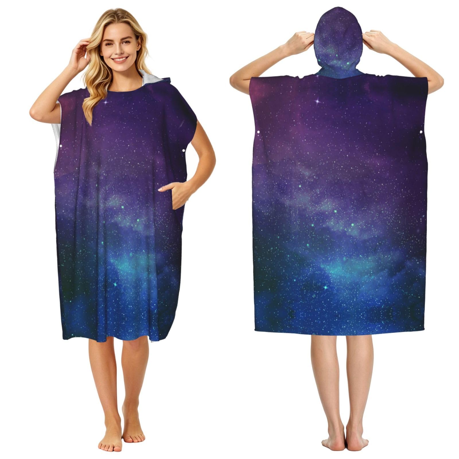 Peignoir à langer en microfibre pour se changer facilement sur la plage après le surf
