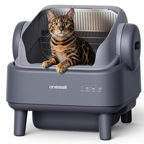 oneisall Self Cleaning Litter Box: Ease S1 Open-Top Cat Litter