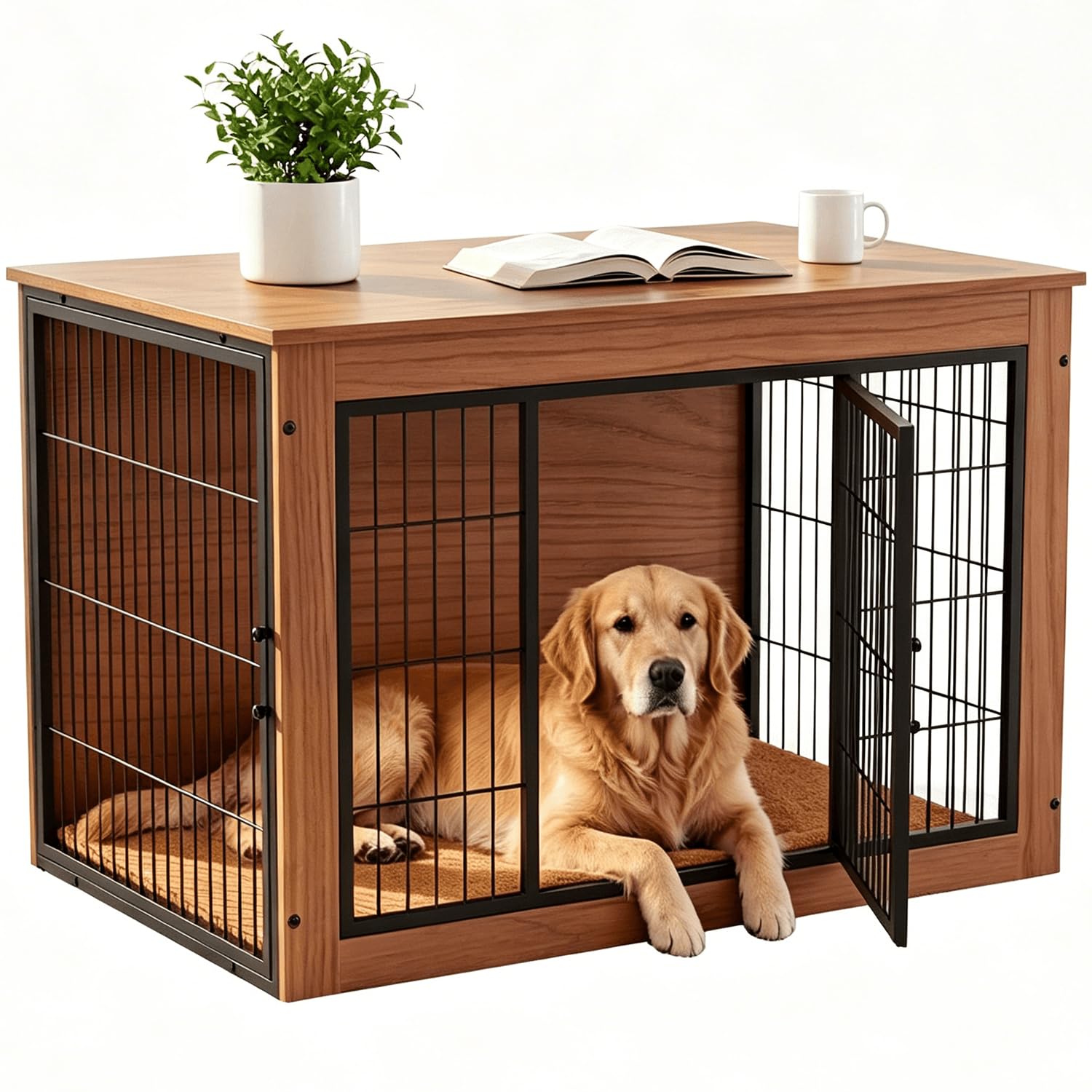 犬用ケージ 木製 Amazon.co.jp: Alebert｢アレベルト｣ 犬ケージ ペットケージ 木製家具調