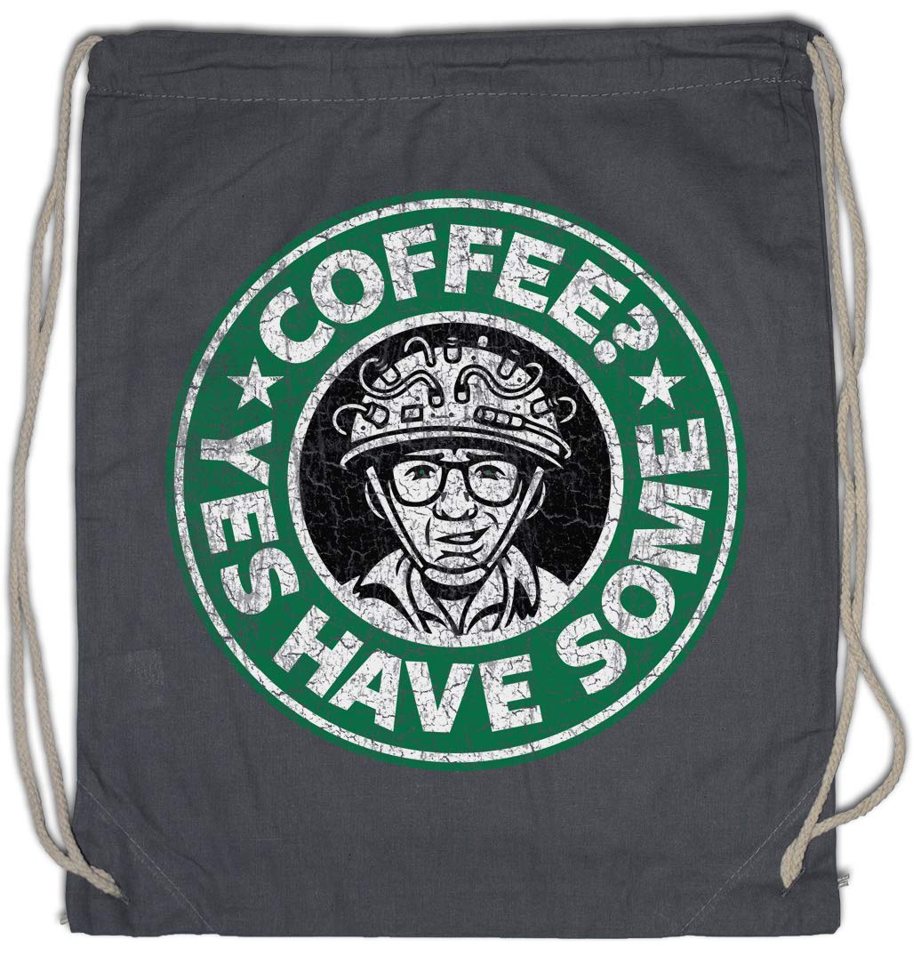 Urban Backwoods Yes Have Some Coffee Drawstring Bag Gym Sack