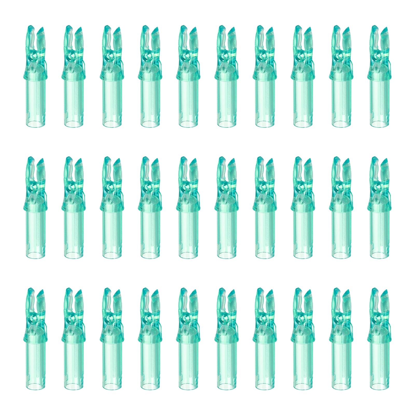 MECCANIXITY Archery Arrow Nocks Plastic Carbon Arrow Inserts .244