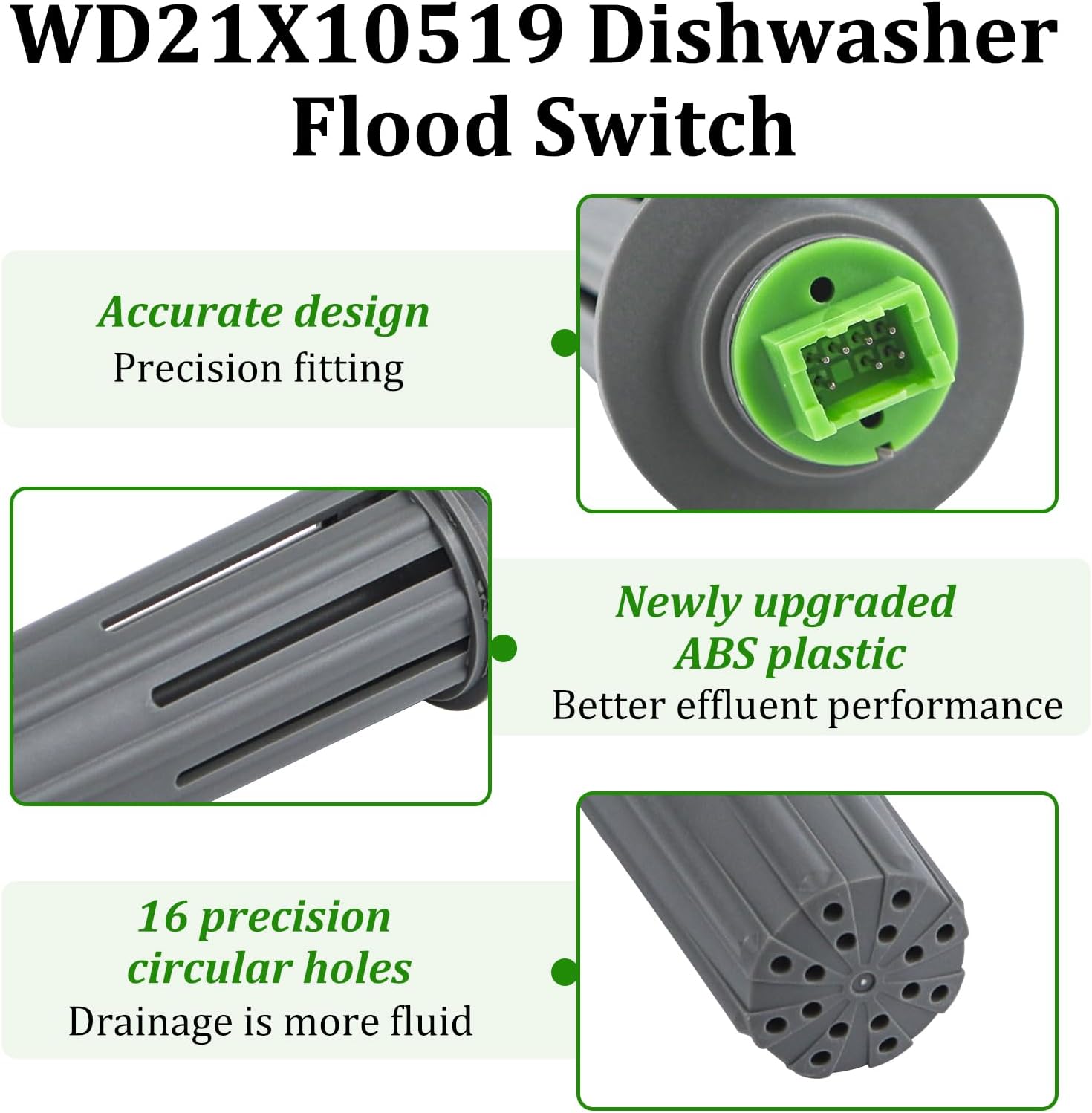 WD49X24057 for GE Dishwasher Ultra Fine Filter Replace parts WD12X10416 WD12X20107 And WD21X10519 Dishwasher Flood Switch For Ge Dishwasher Replace PS8690623 WD21X20204 WD21X10492 Flood Switch