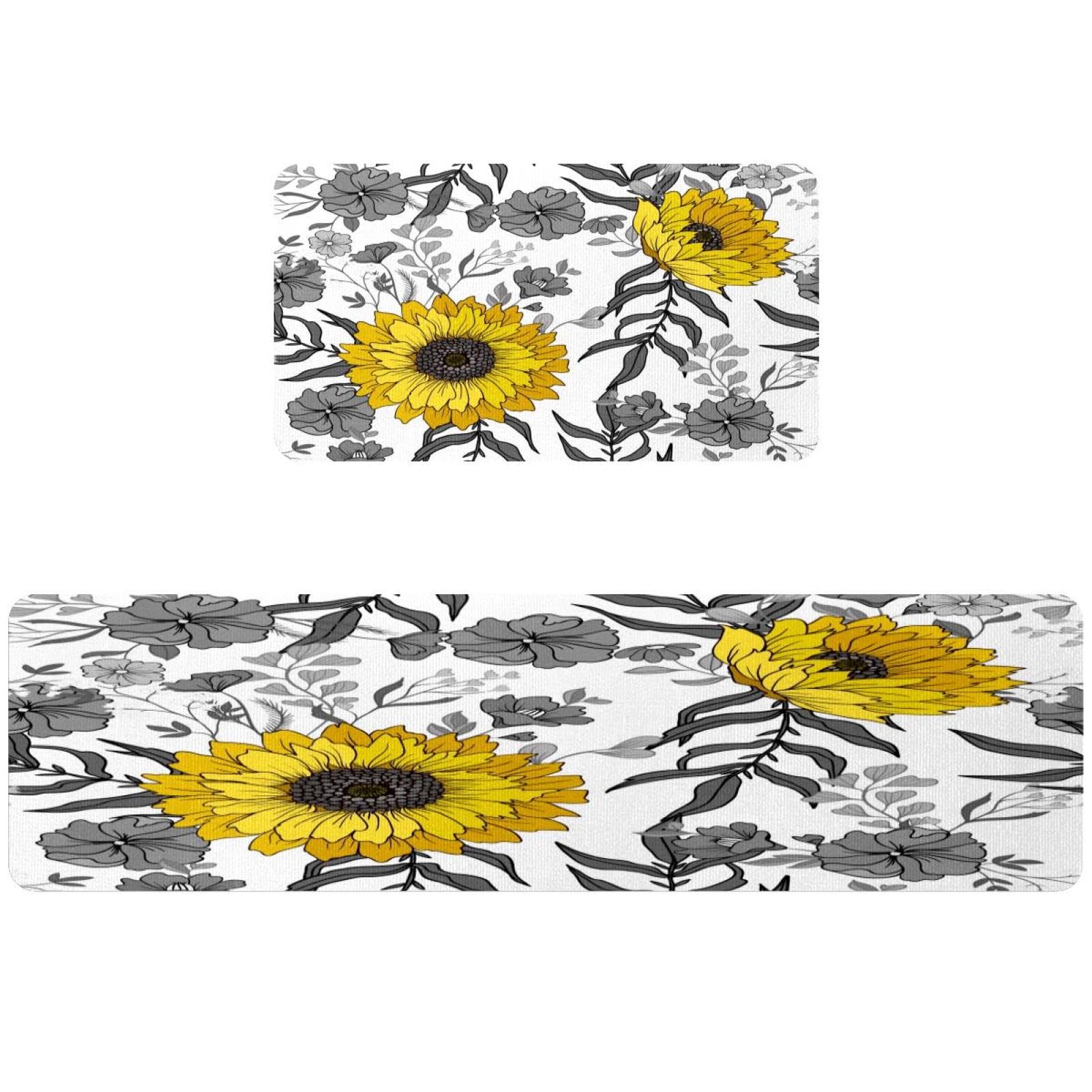 Tapis de cuisine antidérapants lot de 2 tapis de couloir lavables