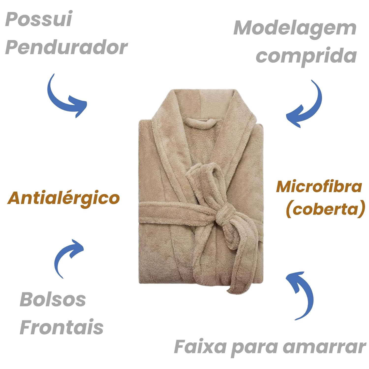 Roupão Microfibra Adulto G Extra Macio Unissex em promoção! Veja a oferta e mais achadinhos de Moda íntima 3 Hoje é o melhor dia para comprar Roupão Microfibra Adulto G Extra Macio Unissex com aquele preço maroto! Promoção! Aproveite a oferta! 3