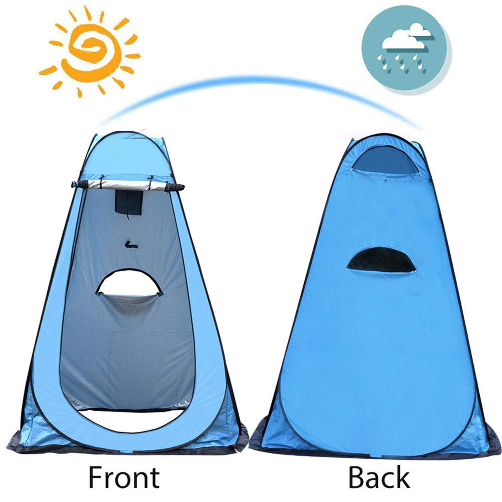 Tenda Spogliatoio Portatile Privatta portatile Doccia WC Caminando tenda all'aperto per la Privacy in Campeggio