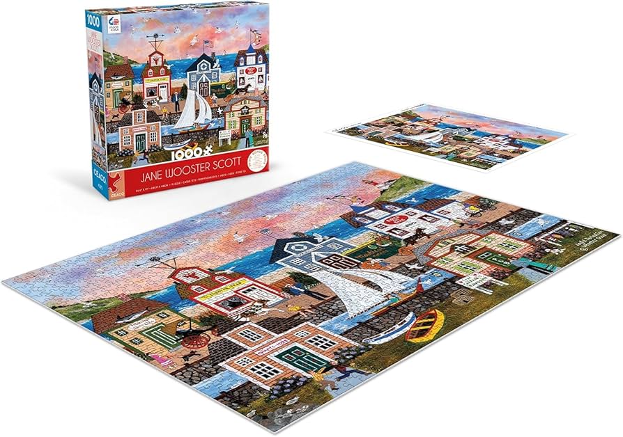 新品未開封 jane wooster scott 1000ピース　ジクソーパズル Ceaco - Jane Wooster Scott - Happy Go Lucky - 1000 Piece Jigsaw