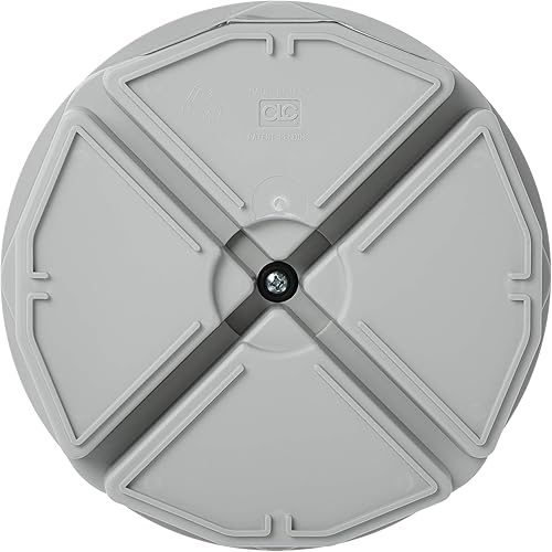 Miniatura 4 de CLC Custom Leathercraft 1152 Bandeja de cubo redonda completa, 2.5 pulgadas de alto y 1154 de alto, bandeja de cubo redonda completa, color blanco