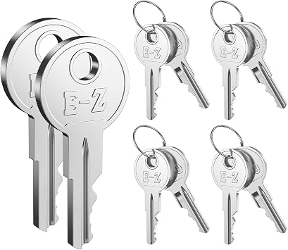 Golf Cart Keys 10PCS or 25PCS, EZGO Golf Cart Keys Suitable for 1981-Up EZGO Golf Cart, EZGO Replacement Keys OEM#1012505, 17063-G01