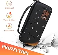 Vista 6 de BOVKE Estuche Duro de Viaje para Calculadora Gráfica Texas Instruments TI-84 Plus CETI-84 PlusTI-83 Plus CETI-83 PlusCasio fx-9750GIII, Bolsillo