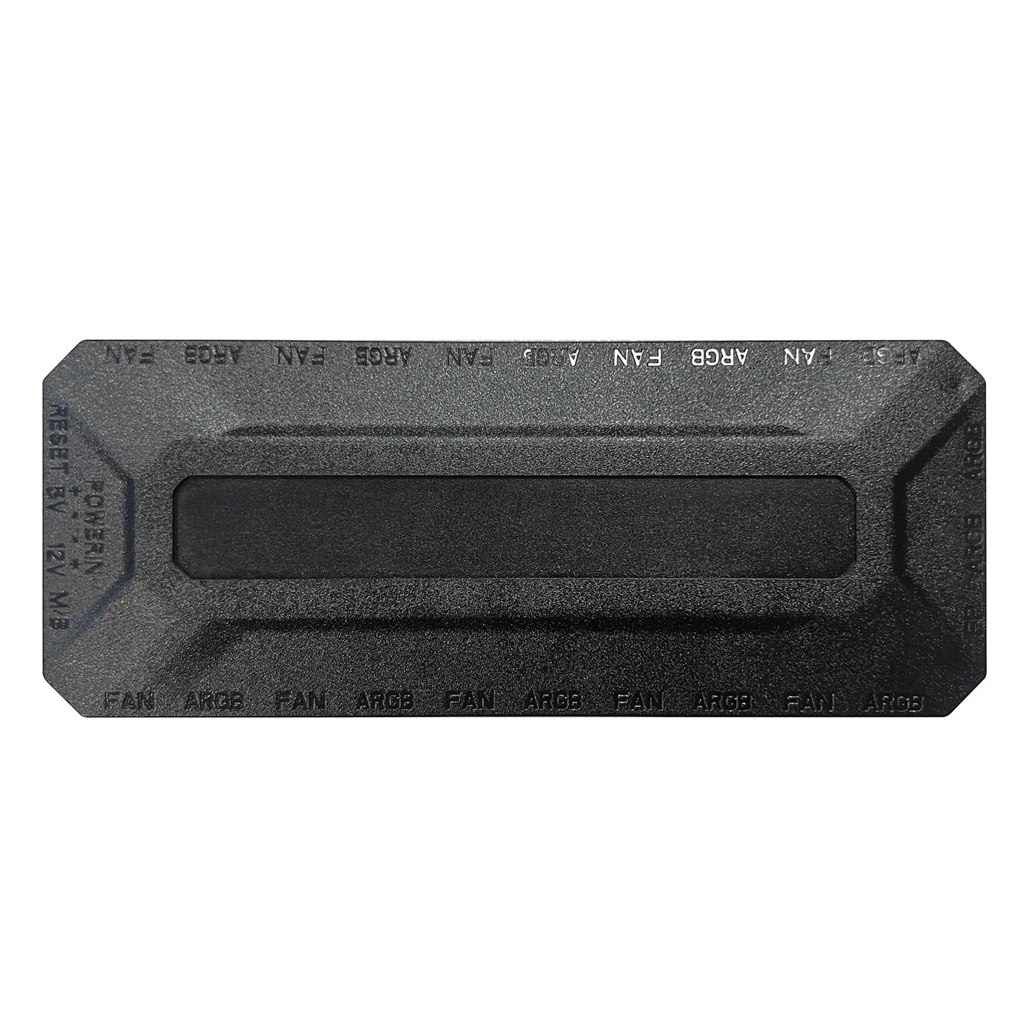 Nfortec ARGB Controller Hub controladora de iluminación para ventiladores y tiras led con control remoto, 10 puertos argb 5v, 10 puertos pwm 12v, compatibilidad con aura sync, msi y rgb fusion