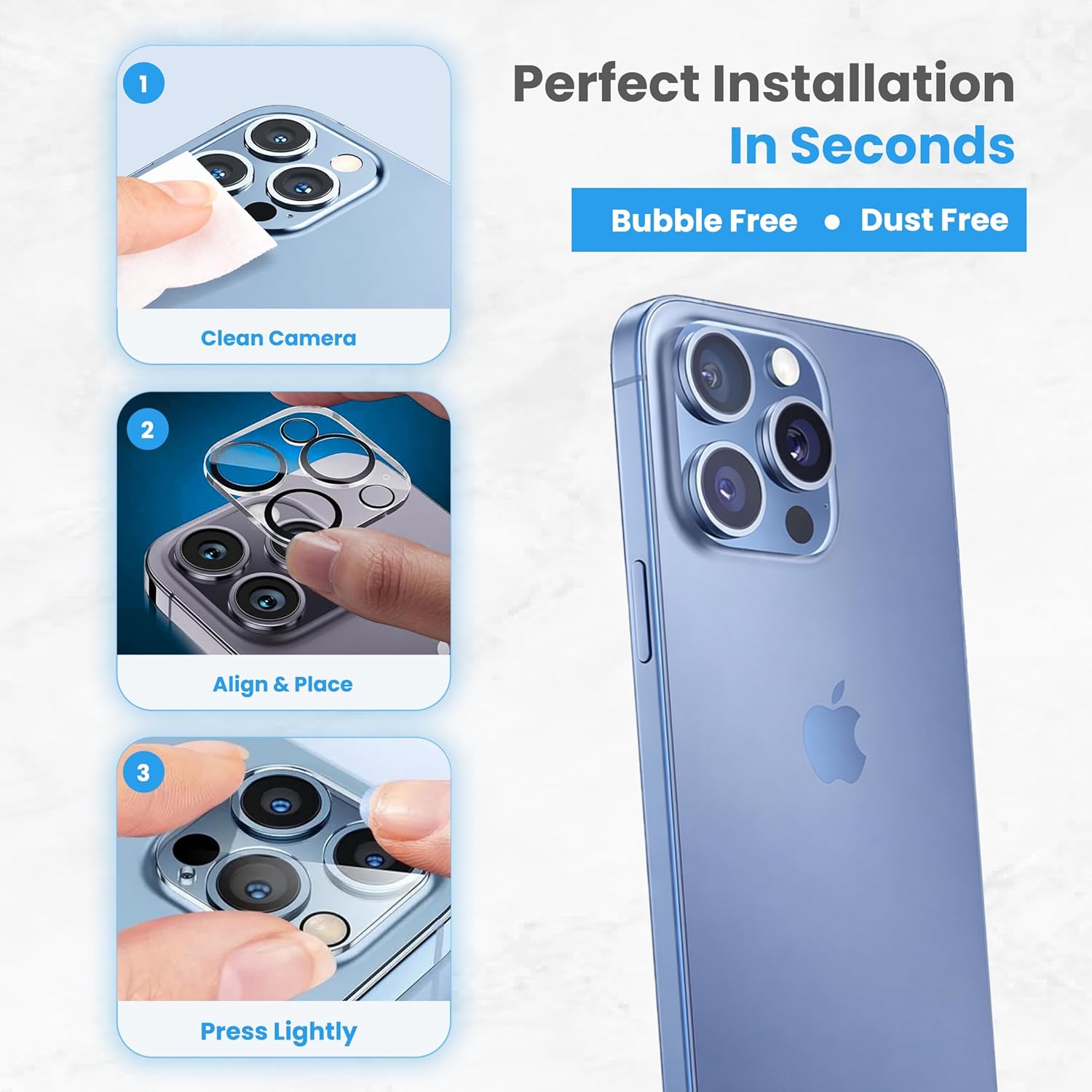 High-Strength 9H Tempered Glass Privacy Screen Protector & Camera Lens Protector for iPhone 17 Pro Max with Easy Installation Tray & Tools, Anti-Spy HD Glass Protector, Anti-Scratch & Anti-Fingerprint
