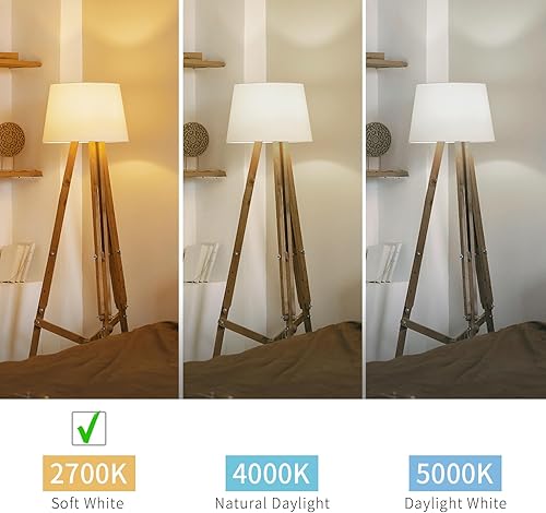 Miniatura 4 de BORT ST58ST19 - Bombillas LED Edison vintage, blanco cálido 2700 K, bombillas Edison regulables de 6 W, equivalente a 60 W, 700 LM, bombilla LED de