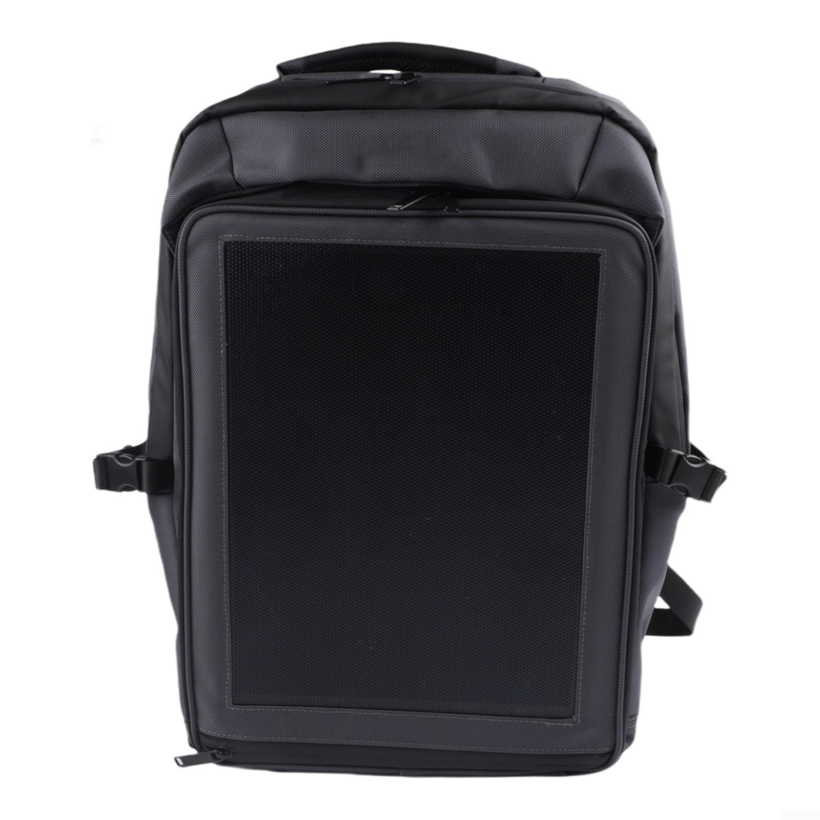 Zaino di ricarica solare, zaino con pannello solare da 30 W, per campeggio, escursionismo, borsa da viaggio leggera da 35 litri con porta USB, tessuto Oxford impermeabile