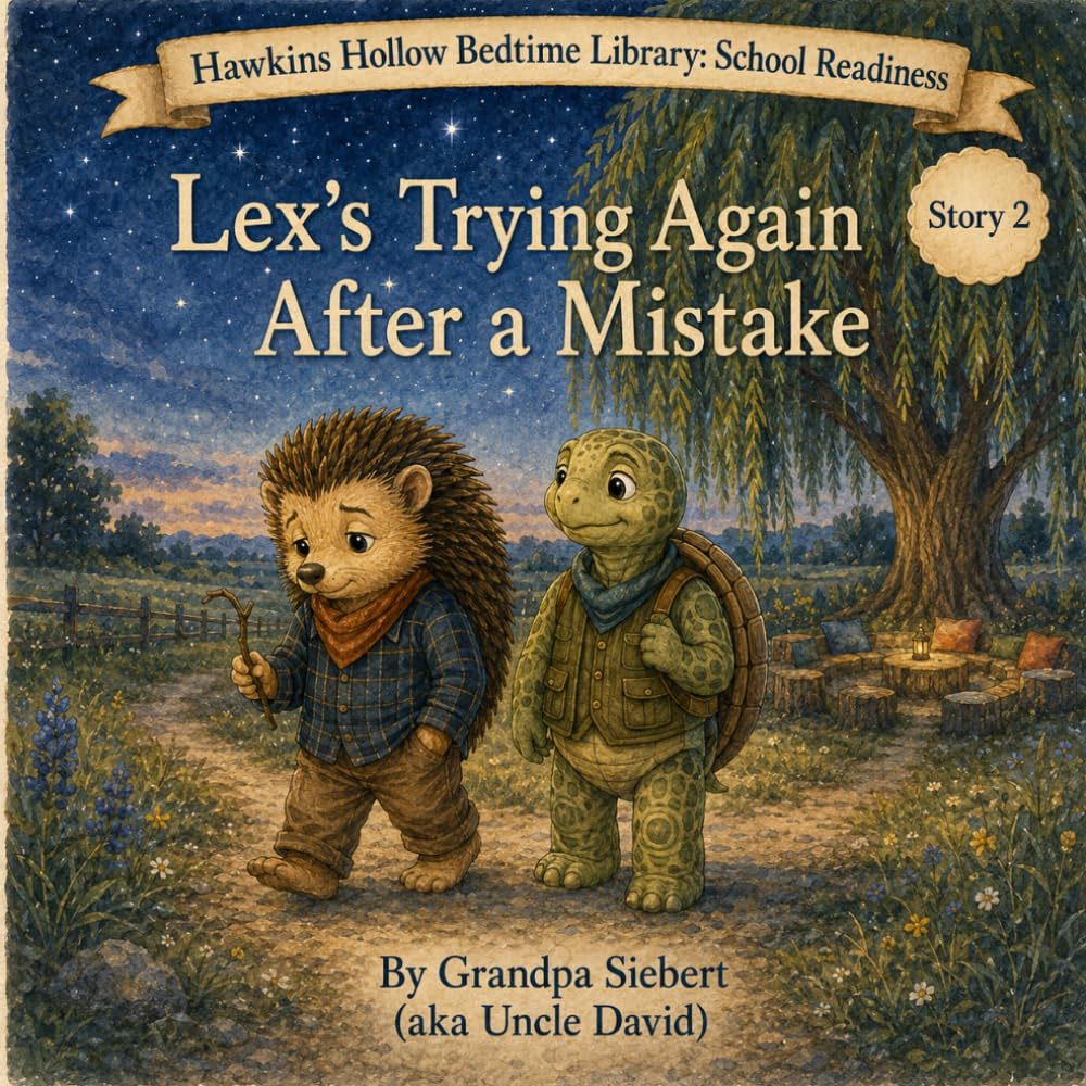 Lex's Trying Again After a Mistake (Hawkins Hollow Bedtime Library)