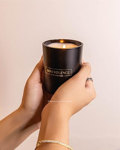 Miniatura 8 de Vela perfumada de rosa y sándalo para hombres y mujeres, con un fuerte aroma para el hogar, 6 onzas, 35 horas, velas de soja, velas de aromaterapia