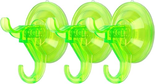 Miniatura 22 de Antimbee - Ganchos de ventosa, paquete de 10 perchas para coronas para puerta principal, ventosas pequeñas extraíbles para ducha, baño, vidrio,