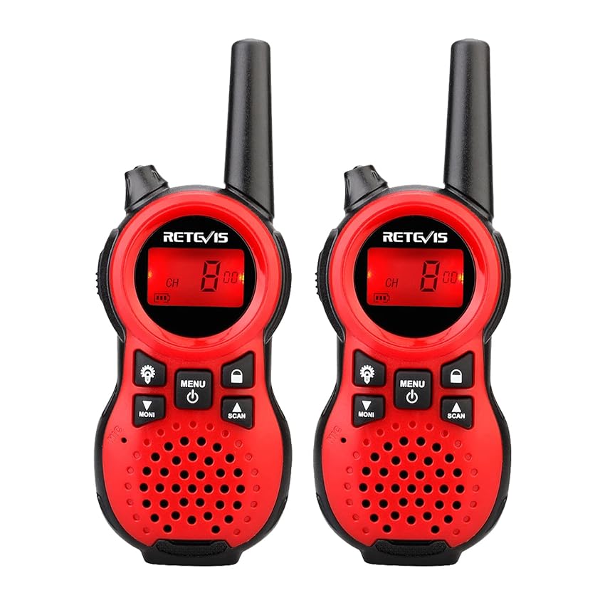 Immagine del prodotto Retevis RT638 Walkie Talkie Bambini, Walkie Talkie per Bambini Torcia LCD a 16 Canali, Regalo Giocattolo Pasqua per Avventure all'Aperto Campeggio Escursionismo (1 Coppia, Rosso)