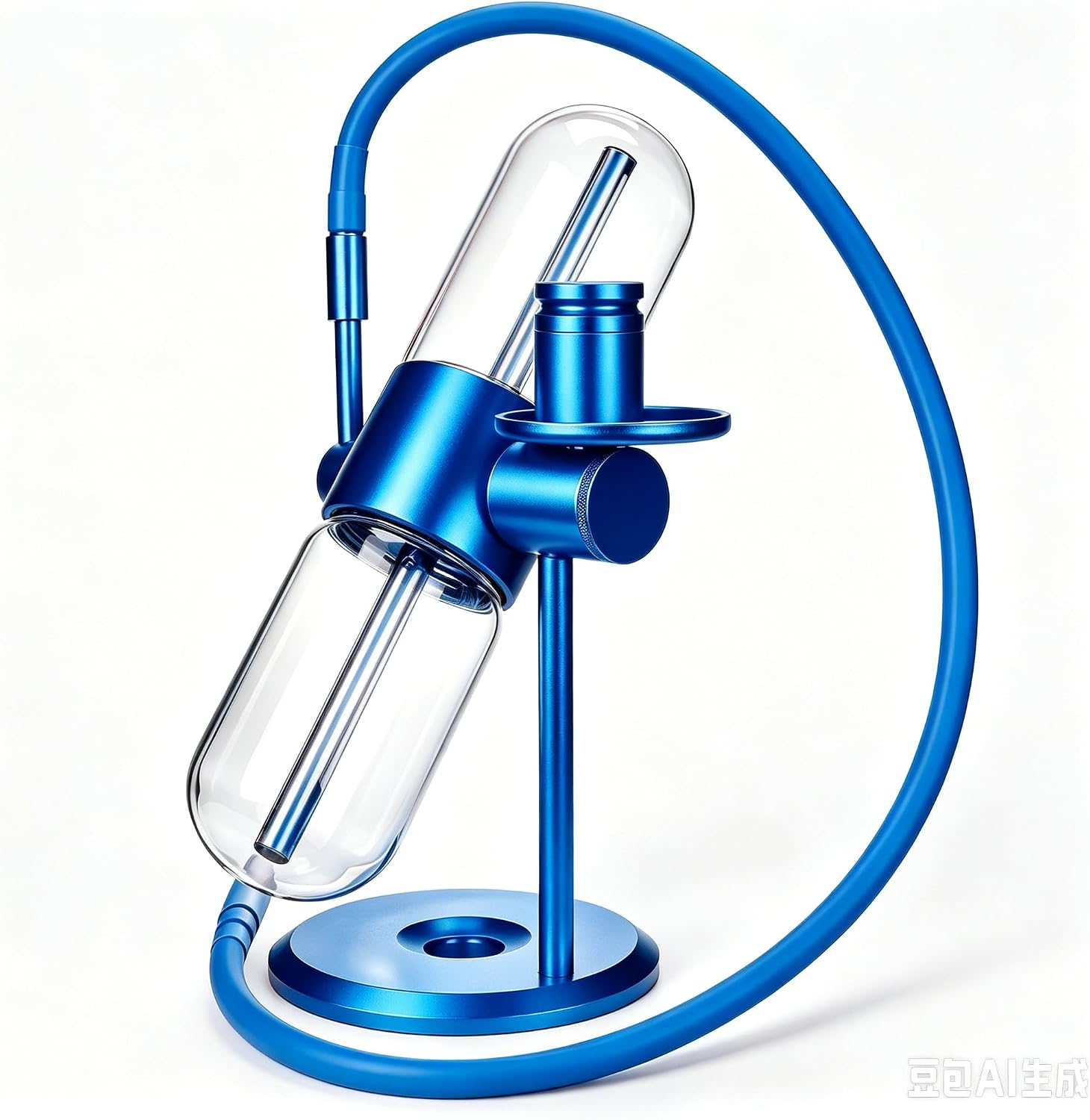 360° Rotating Gravity Infuser 11" Portable Set with Full Accessories & Custom Travel Carrying Case, Premium On-the-Go Beverage Vessel for Home & Outdoor Use (Blue)