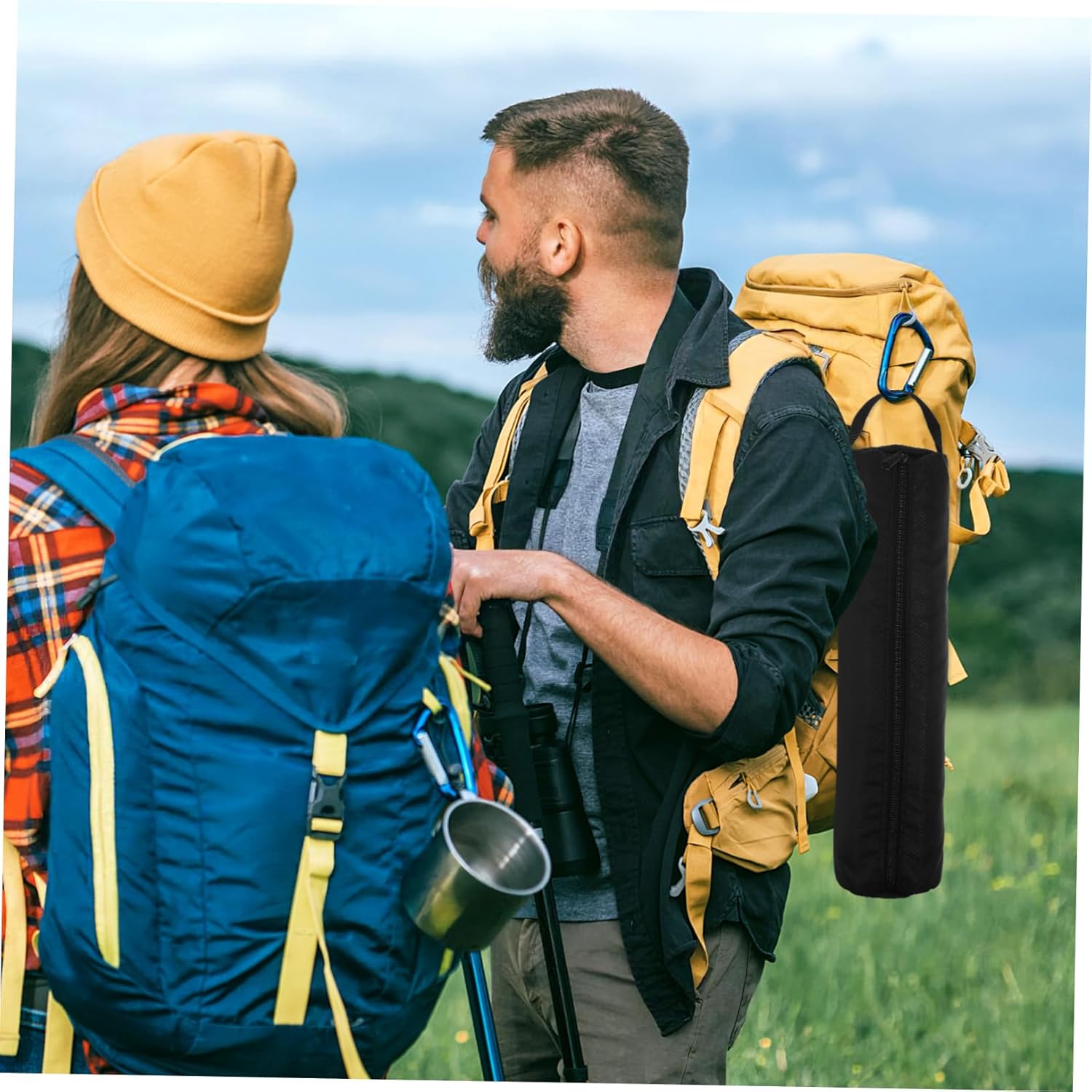 Portable Tall Folding Stool Lightweight Collapsible Seat for Camping Fishing Hiking Sturdy Outdoor Chair Retractable Design