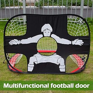 Soccer Goal Nylon Football Goal Net Foldable Portable Soccer Goal Kids Children Football Target Net for Playground Backyard Indoor Outdoor 110 x 80 x 80 cm Mini Soccer Goal Training Football 1 Goal