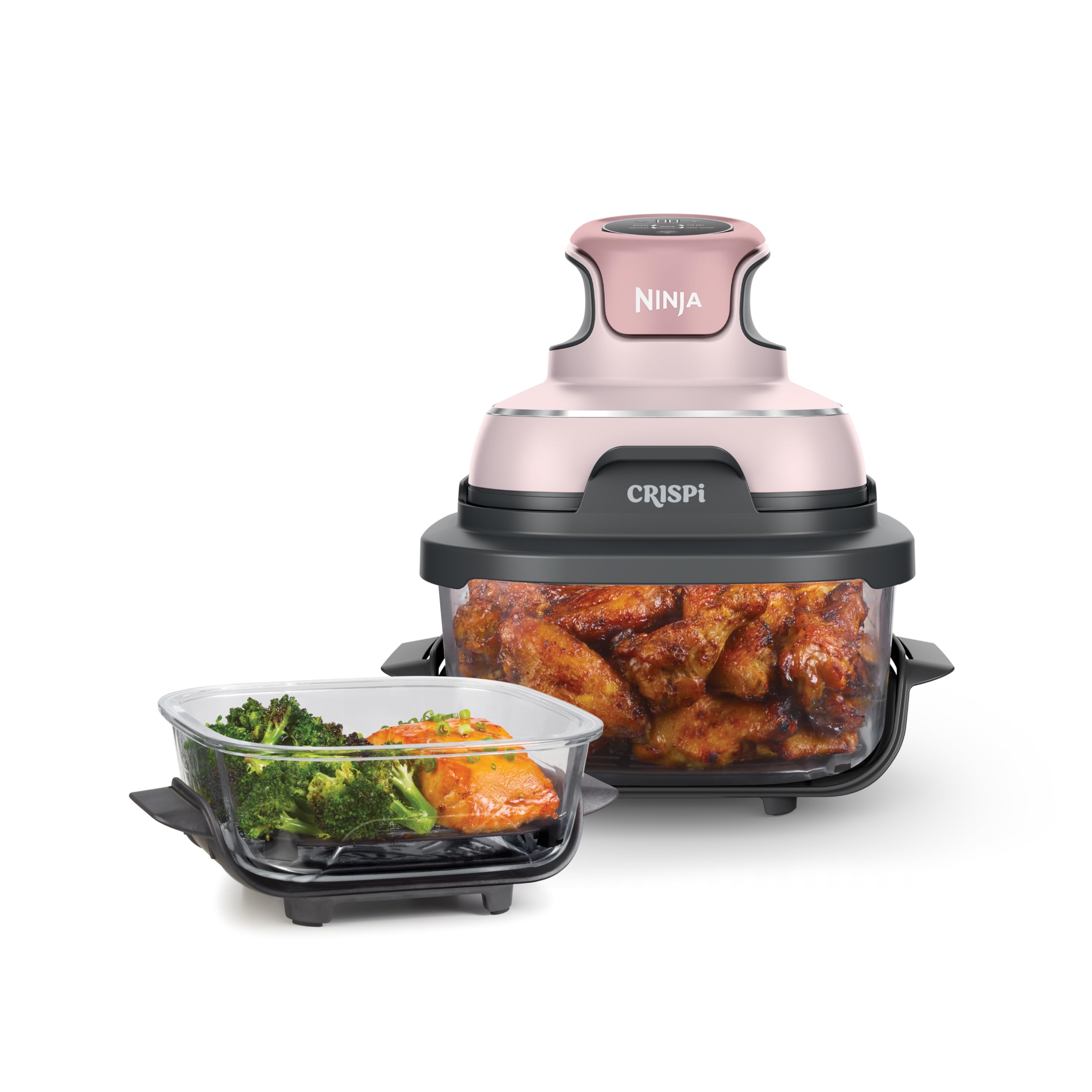 Ninja Crispi™ 4-in-1 Portable Glass Air Fryer, Pink, FN101PKANZ