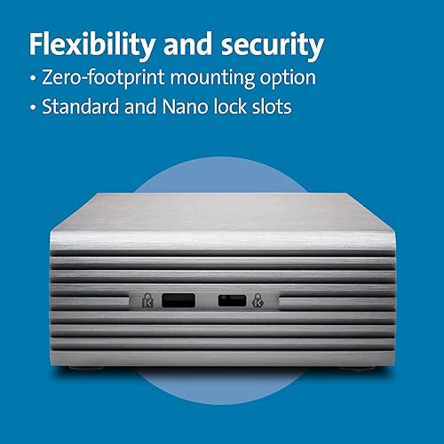 Miniatura 4 de Kensington SD5780T Thunderbolt 4 Estación de acoplamiento dual 4K con entrega de energía de hasta 100 W y lector de tarjetas SD, puertos HDMI y