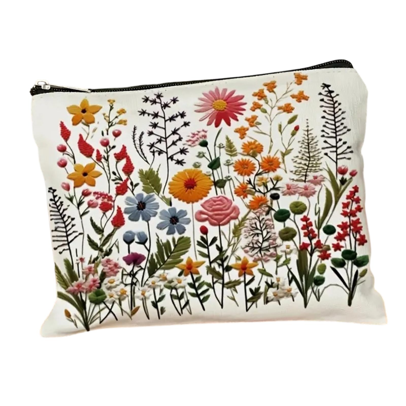 Xinsheinelry Dense Linen Makeup Bag with Multiple Compartments Large Capacity Organizers for Travel and Daily Use Waterproof Bag