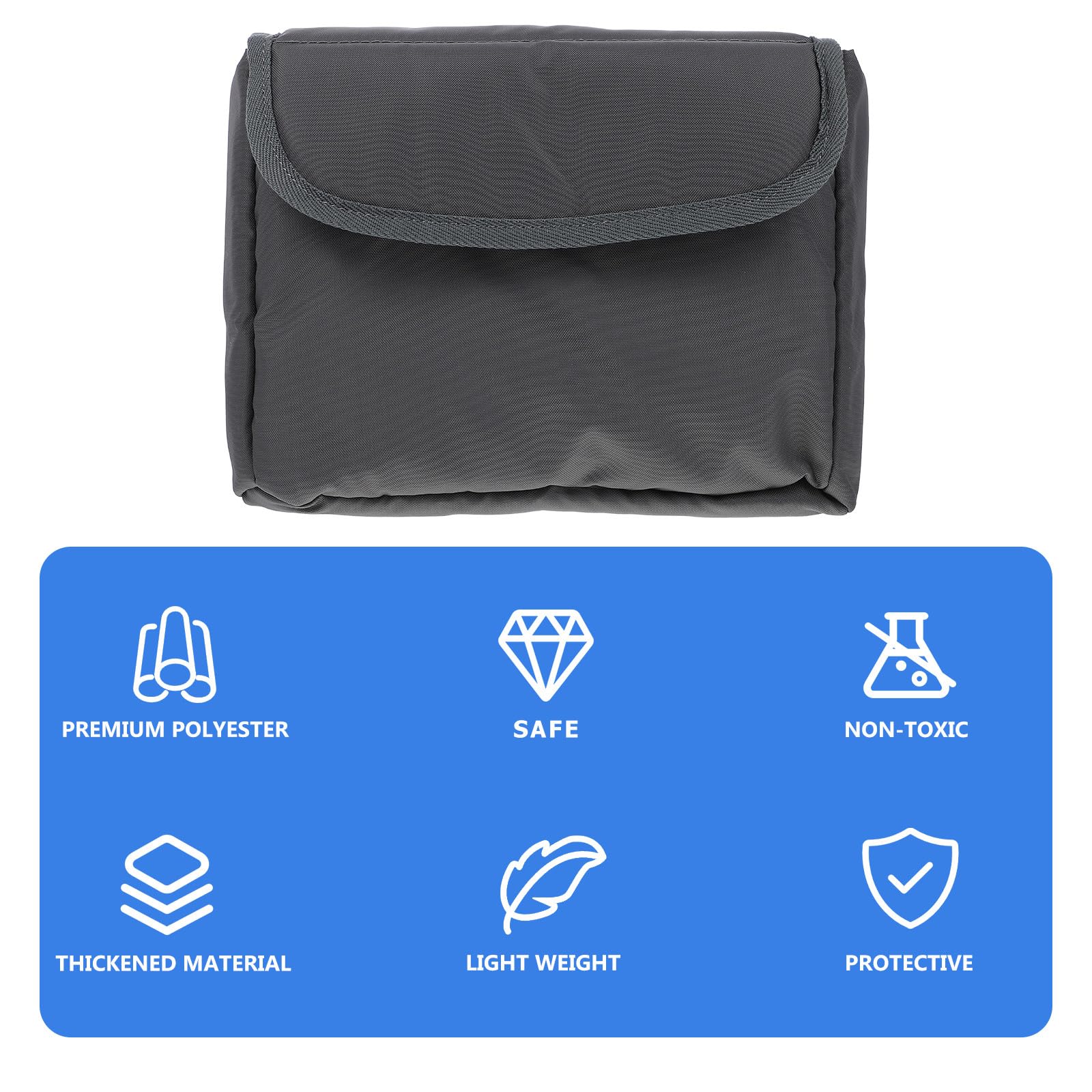 Amosfun Bolsa para Cámara Acolchada Compacta para Mochila, Estuche Plegable Portátil para Cámara Digital y Lentes, Inserto Protector contra Rasguños para Fotografía de Viaje