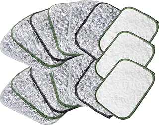15 Pcs Multipurpose Dishwashing Rags, Reusable Double-Sided Wire Scrubbing Cloths with Microfiber, Non-Scratch Sponge Cloths for Kitchen Cleaning, Dishes, Sinks, Pots and Pans, for Daily Home Use