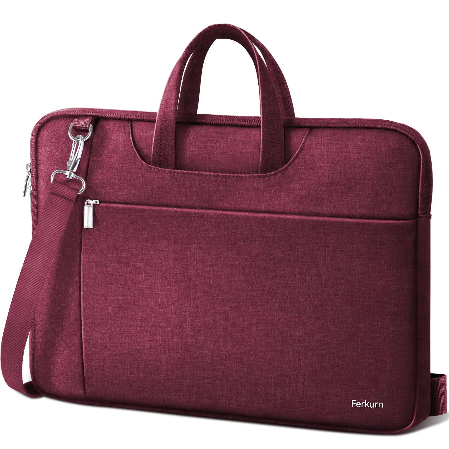 Ferkurn Laptop Case Bag for Women Men Briefcase Messenger Bag, 17 17.3 Inch