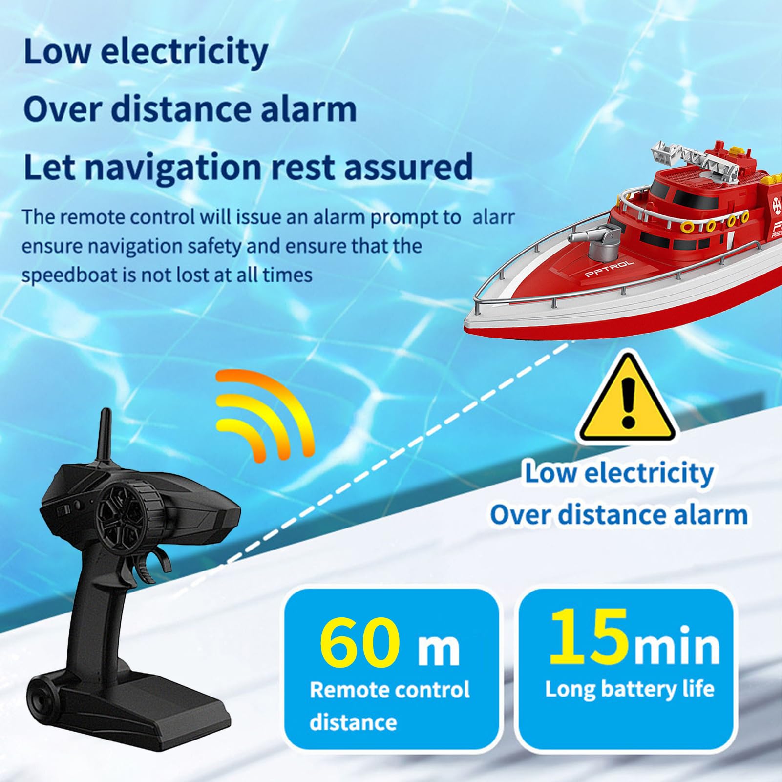 Goolsky Bateau Télécommandé 2,4 GHz Bateau Télécommandé