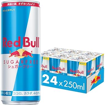 Red Bull Energy Drink, Sugar Free, 8.5 fl oz (250 ml) x 24 Bottles (4 x 6)