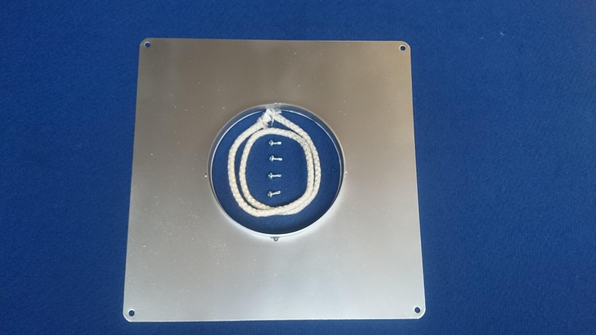 Chimney Register Plate Sealing Collar galvanised (5 inch Flue Hole)