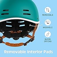 Vista 6 de Retrospec Remi - Casco de bicicleta para adultos para hombres y mujeres, casco de bicicleta para desplazamientos, ciclismo de carretera, patinaje