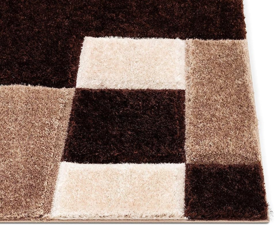 Image of F R Creation Polyester Shaggy Bedside Runner, Soft Indoor Modern Shaggy, Soft Rugs for- Living Room, Dinning Room, Office, Bedroom & Hallway Carpet Rugs (2X6 Feet Multi)
