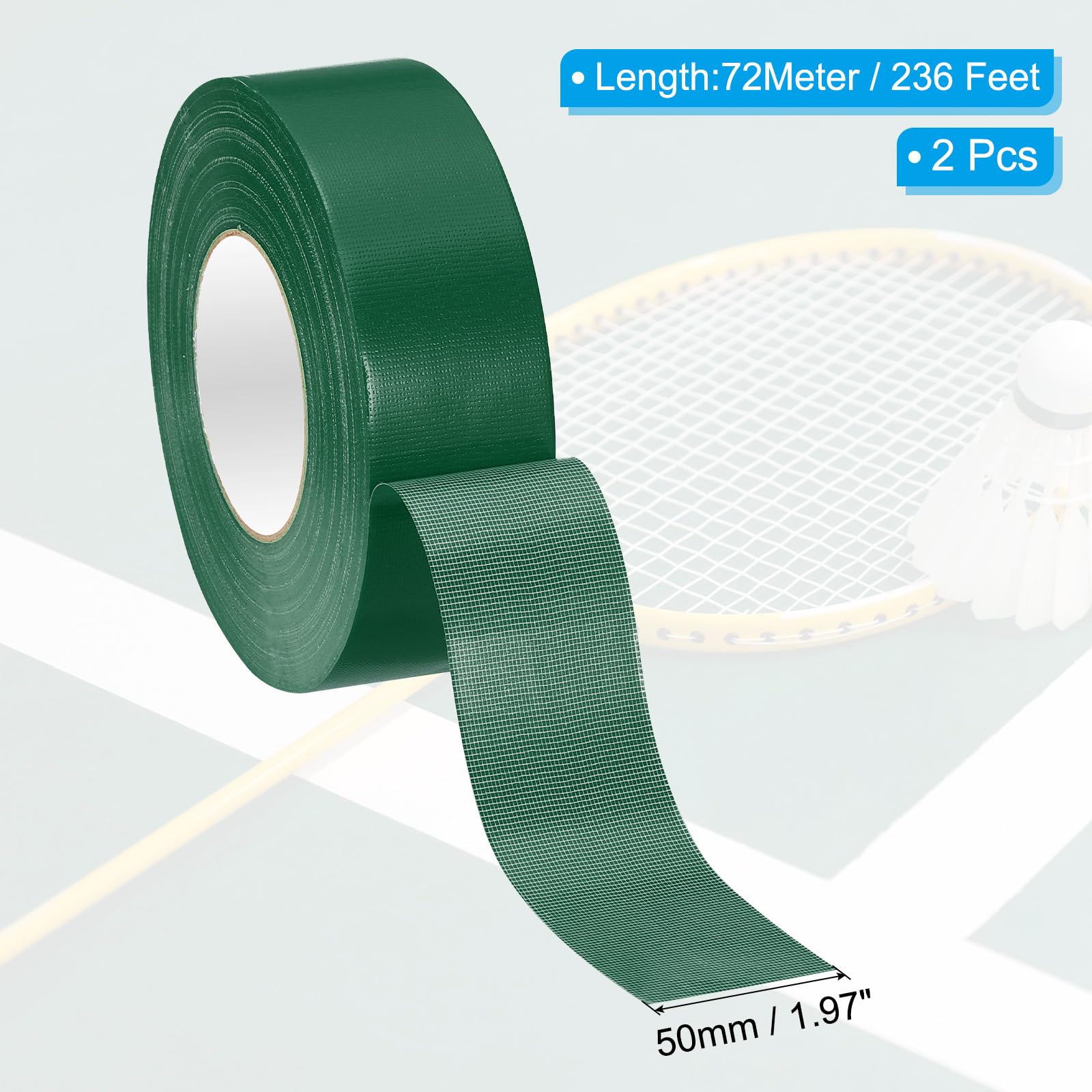PATIKIL Pickleball Court Tape 2 in x 236ft - Image 2