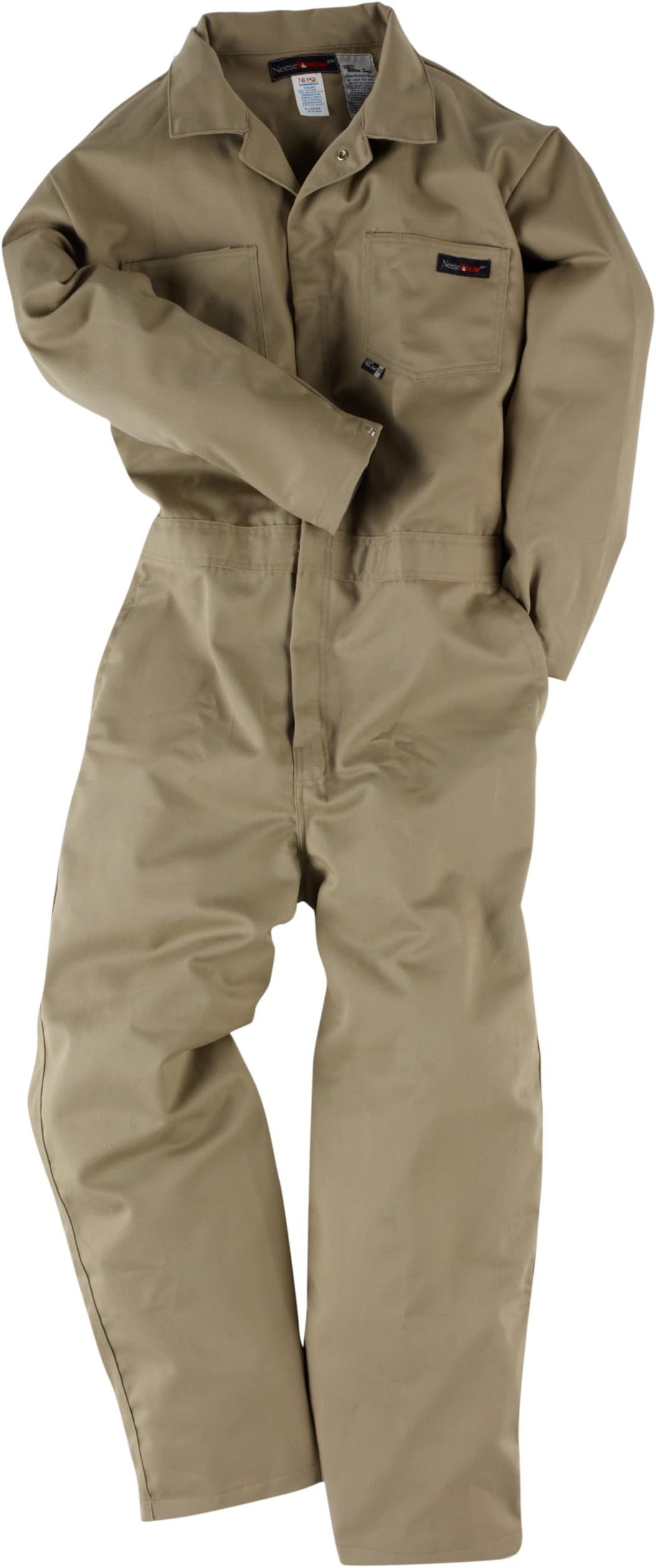 Neese VI9CA ComforTuff FR Cotton Indura Coverall, 2X-Large, Khaki