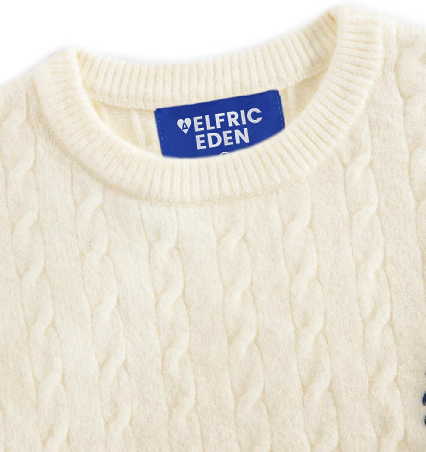 Aelfric Eden Womens Long Sleeve Cable Knit Sweater 2025 Fall Fashion Oversized Crewneck Pullover Loose Outfits - Image 4