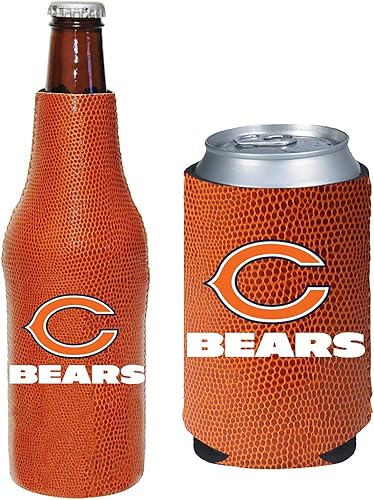 Miniatura 68 de Soporte aislante para latas y botellas de fútbol, hielera Huggie (escudo verde de Nueva York/logotipo (Jets)