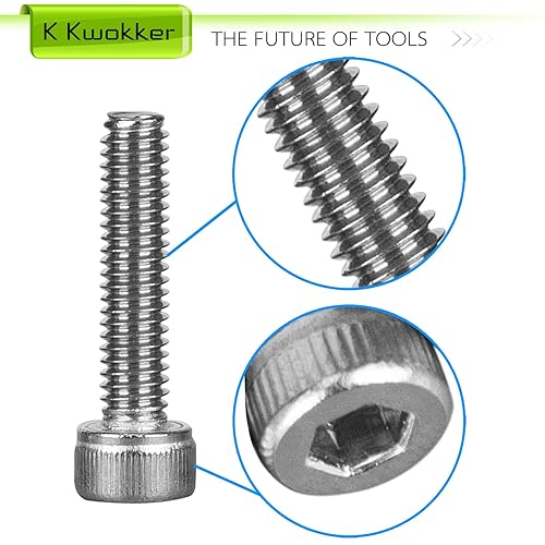 Miniatura 72 de Juego de tornillos y tuercas de cabeza de botón hexagonal de 24 tamaños M2 M3 M4 M5 de 0.31 a 0.99 pulgadas, kit de tuercas y tornillos de acero