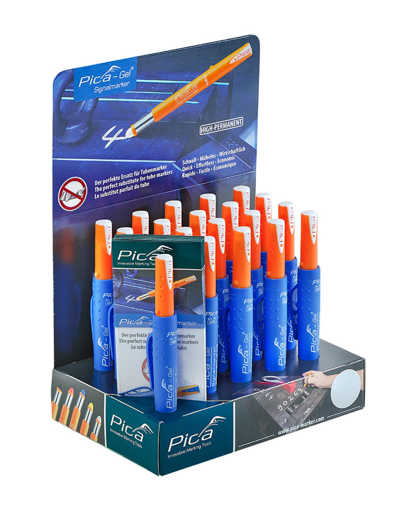 PICA 8025 - Expositor Pica Gel blanco