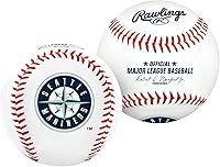 Vista 19 de Rawlings Béisbol oficial de la MLB 2026 con logo del equipo Todos los 30 equipos de la MLB disponibles