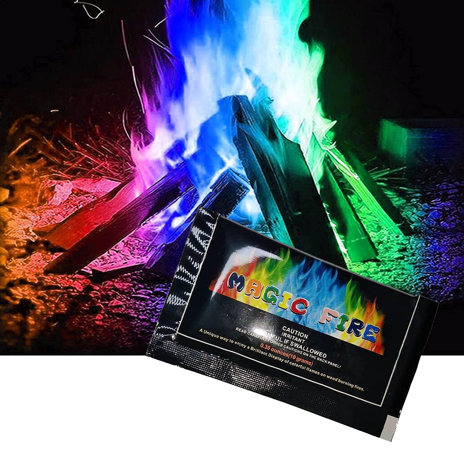 キャンプファイヤーパーティーカラフルな炎粉末　　25g20セット！ キャンプファイヤーパーティーカラフルな炎粉末 25g20セット！