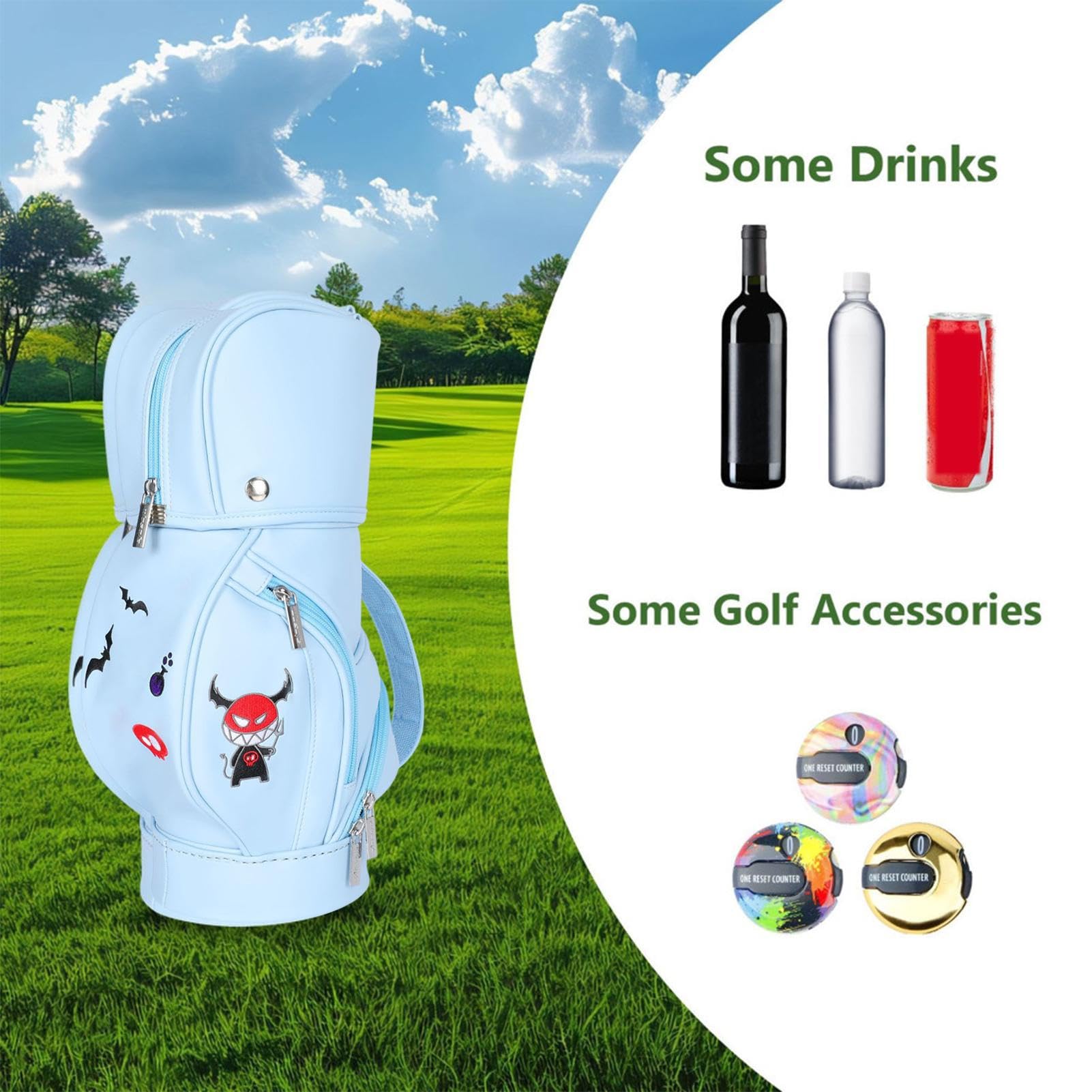 Podróżna torba golfowa, lekki, mały organizer, organizer na koszulkę golfową, dla kobiet, entuzjastów, golfistów, rodziny, przyjaciół, wewnątrz, na zewnątrz, podwórko